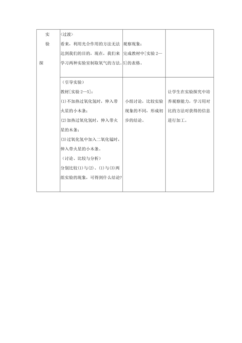 2019-2020年九年级化学上册 2.3《制取氧气》教案 人教新课标版.doc_第3页