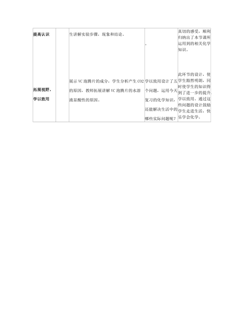 2019-2020年九年级化学《VC泡腾片中的化学》教案.doc_第3页