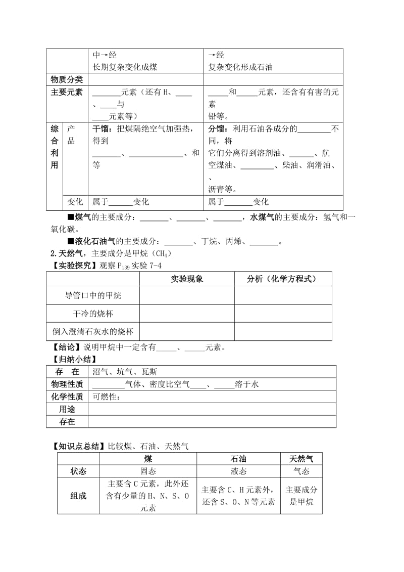 2019-2020年九年级化学上册 第七单元 课题2 燃料的合理利用与开发研学案（新版）新人教版.doc_第2页