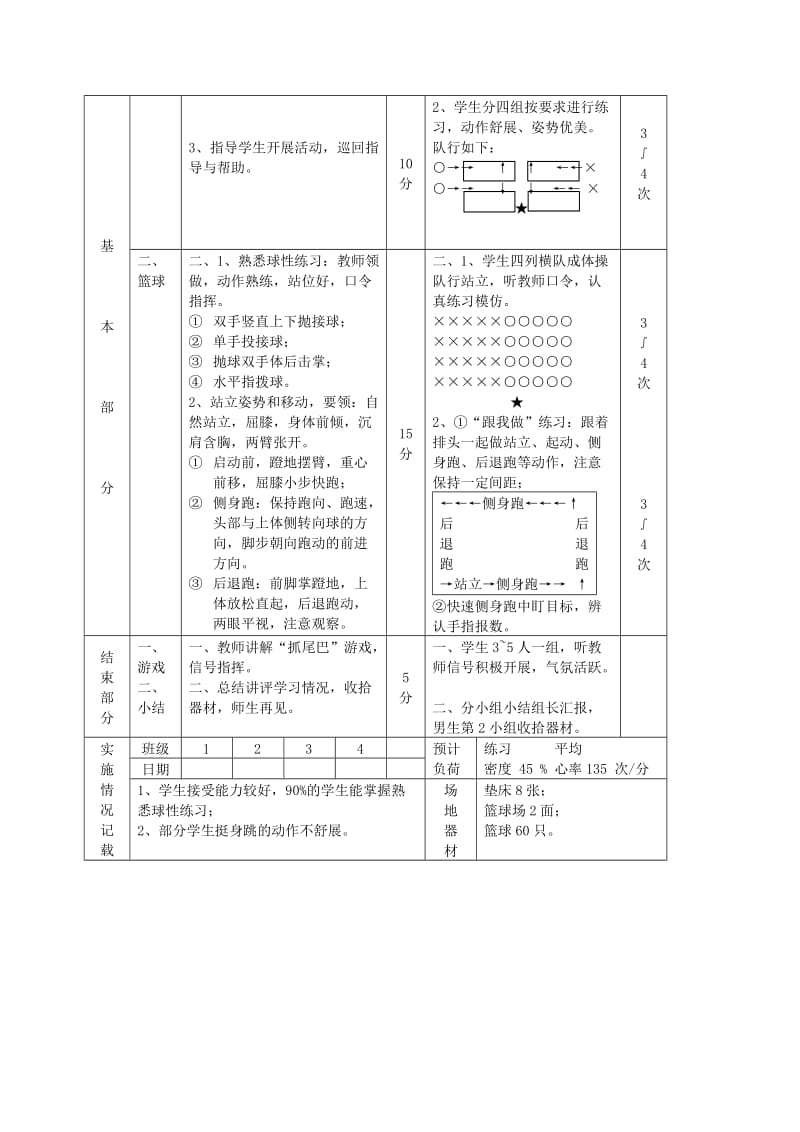 2019-2020年九年级体育 第39次课 技巧教案.doc_第2页