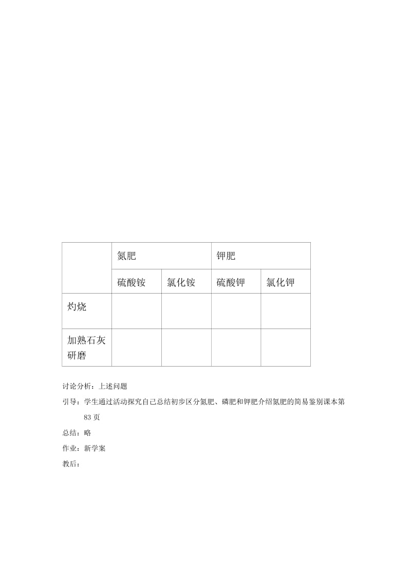 2019-2020年九年级化学 10.2 化学肥料教案 北京课改版.doc_第3页