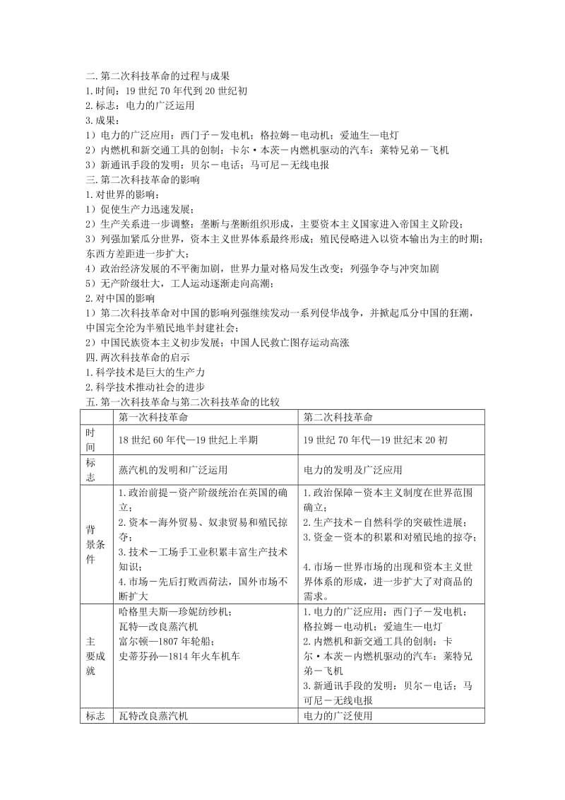 2019-2020年九年级历史上册 第20课 人类迈入“电气时代”教案 新人教版(V).doc_第2页