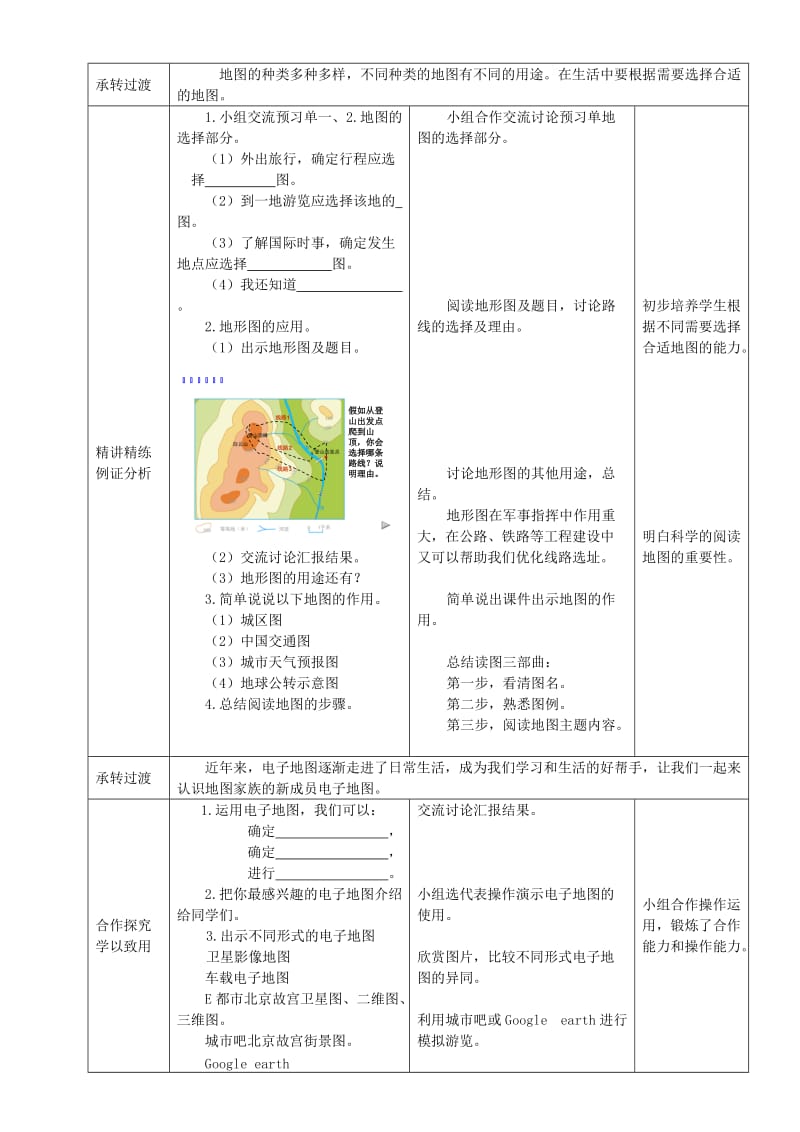 2019-2020年七年级地理上册 第二章 第3节 地图的应用教学案2（无答案）（新版）商务星球版.doc_第2页