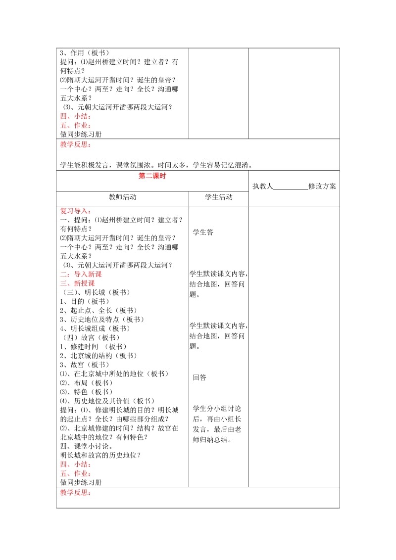 2019-2020年七年级历史下册 第九学习主题 第16课《建筑奇观》教案 川教版.doc_第2页