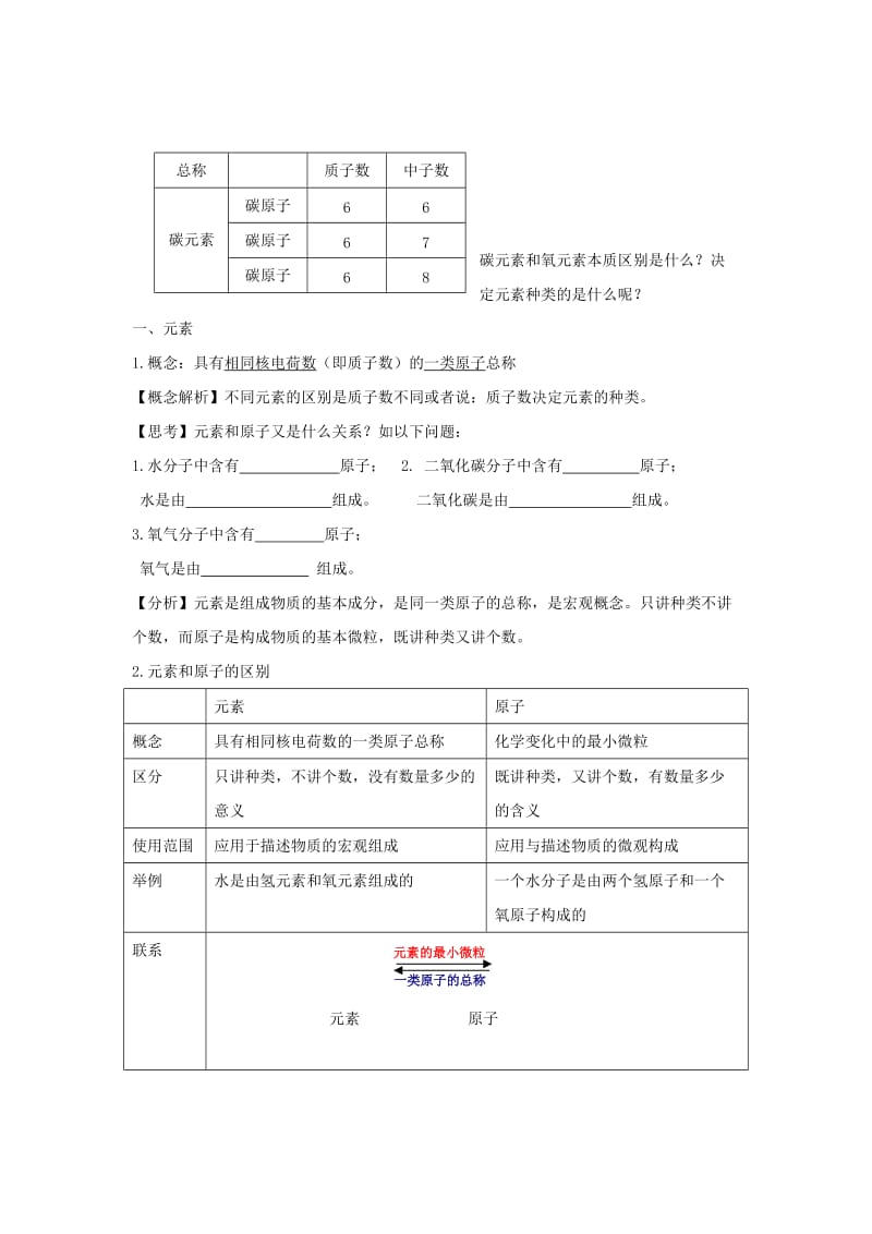 2019-2020年九年级化学下册 课题2 元素教案 新人教版.doc_第2页