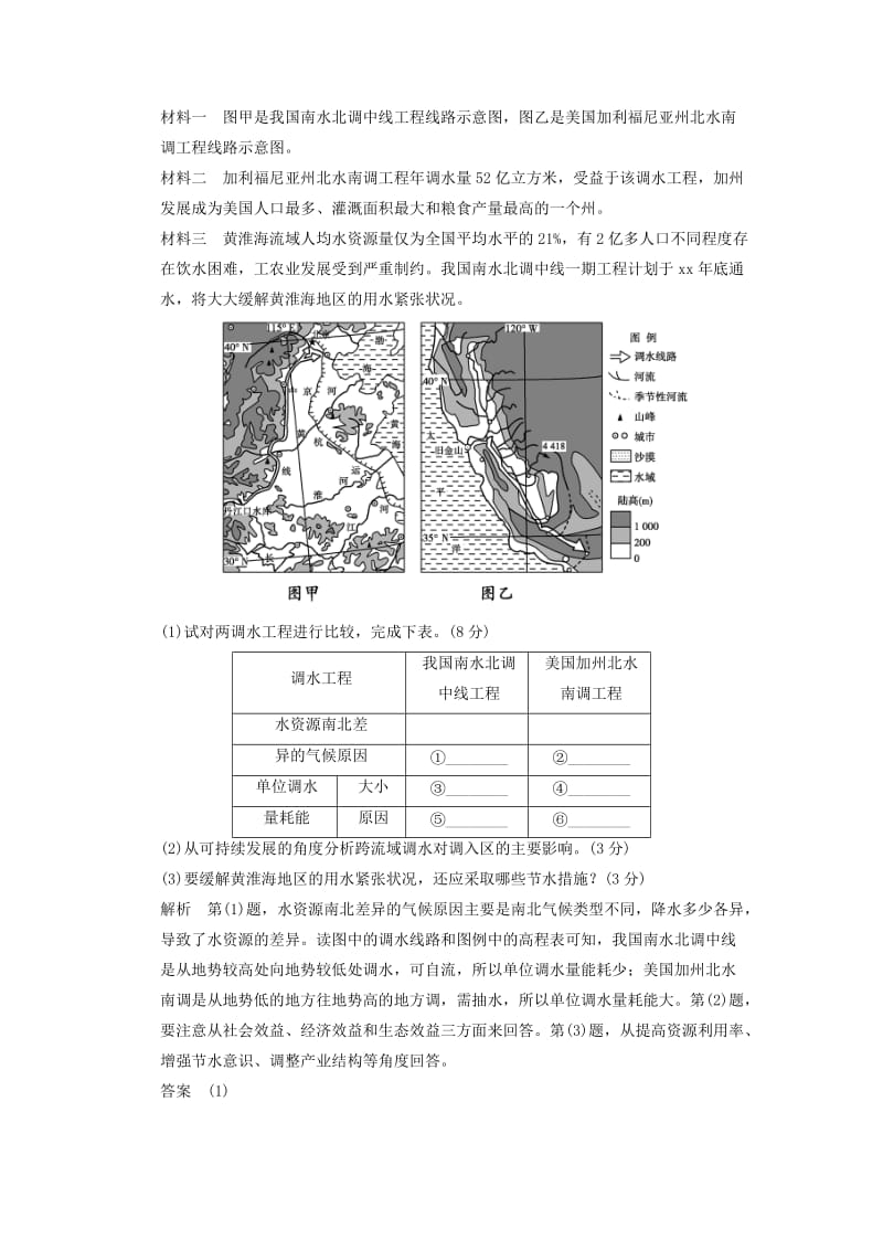 2019年高考地理一轮复习 真题重组感悟 16.1 资源的跨区域调配 以我国西气东输为例 新人教版.doc_第3页