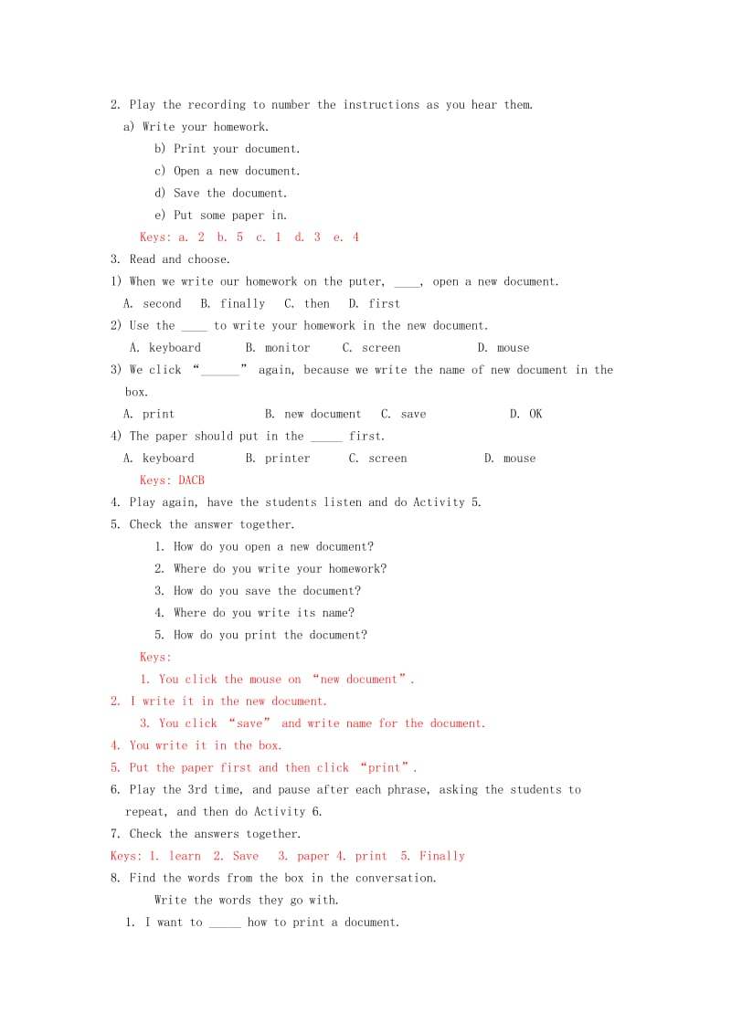 2019-2020年七年级英语上册Module7ComputersUnit1HowdoIwritemyhomeworkonthecomputer教案（新版）外研版.doc_第3页