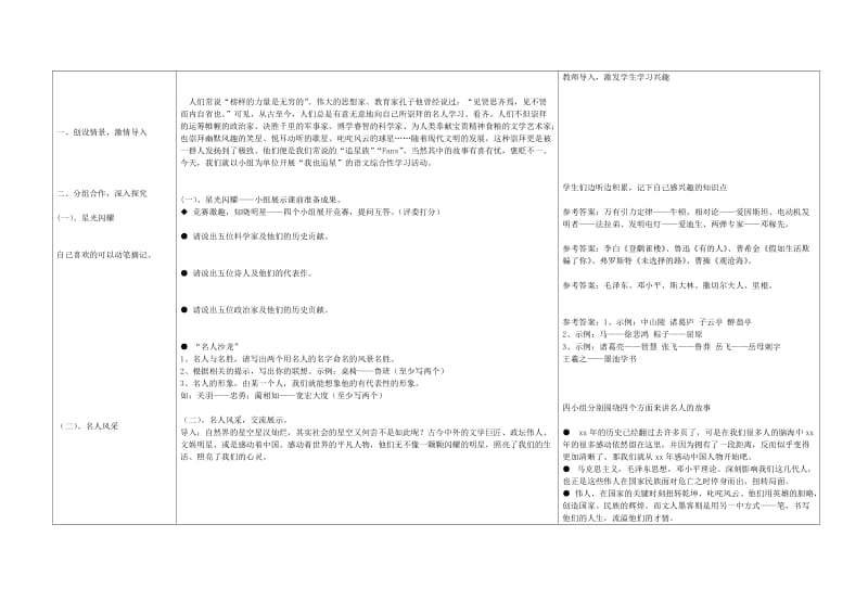 2019-2020年七年级语文上册 综合性学习 我也追星教案 鲁教版.doc_第3页