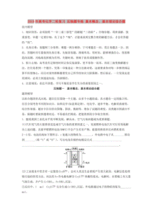 2019年高考化學二輪復(fù)習 壓軸題專練 基本概念、基本理論綜合題.doc