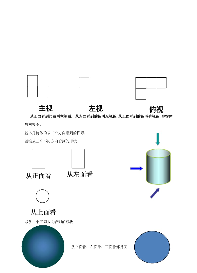 2019-2020年七年级数学上册第一章丰富的图形世界第4节从三个方向看物体的形状教案新版北师大版.doc_第3页