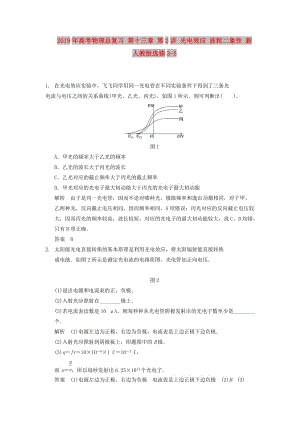 2019年高考物理總復(fù)習(xí) 第十三章 第2講 光電效應(yīng) 波粒二象性 新人教版選修3-5.doc