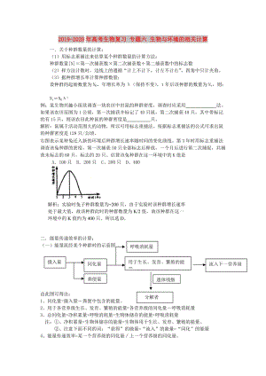 2019-2020年高考生物復(fù)習(xí) 專題六 生物與環(huán)境的相關(guān)計(jì)算.doc