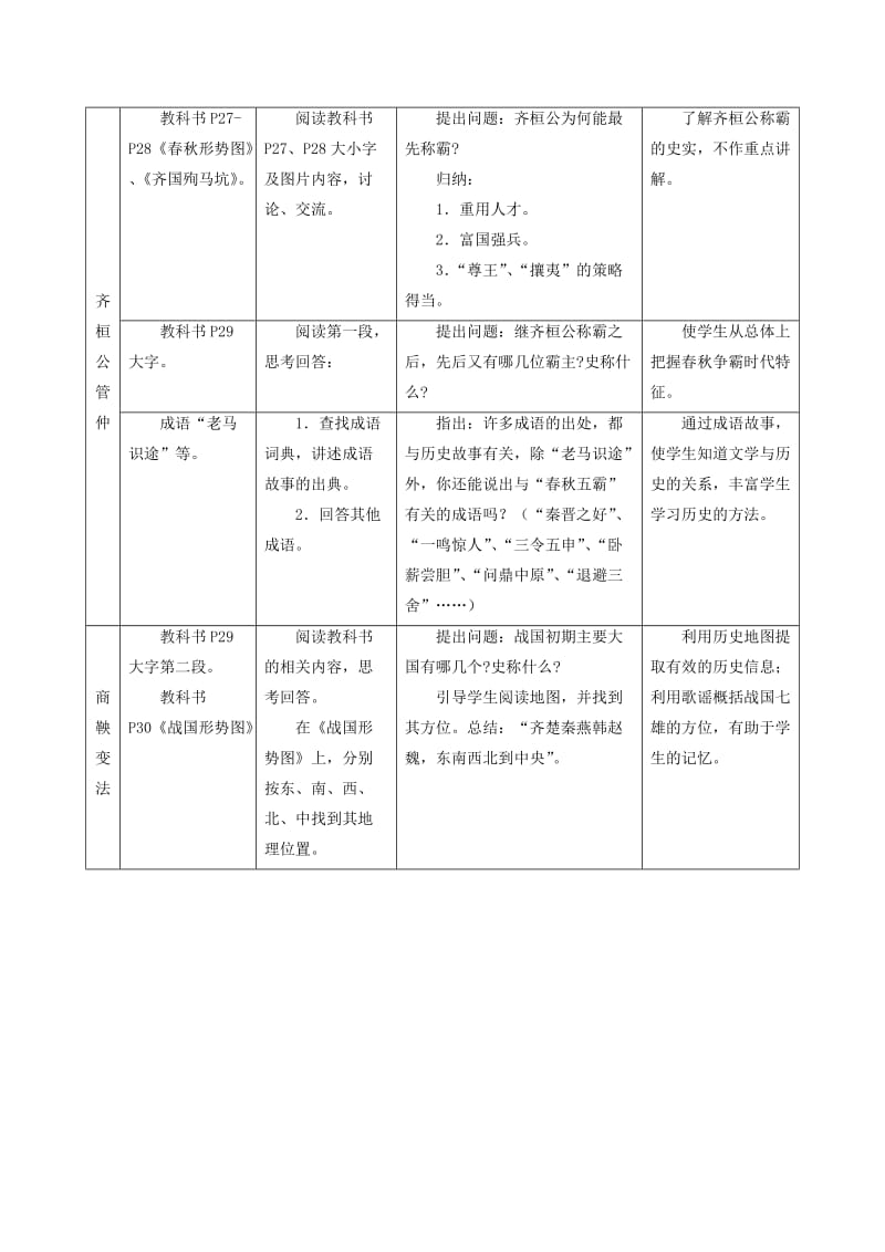 2019-2020年七年级历史上册第5课 春秋战国的社会变革.doc_第2页