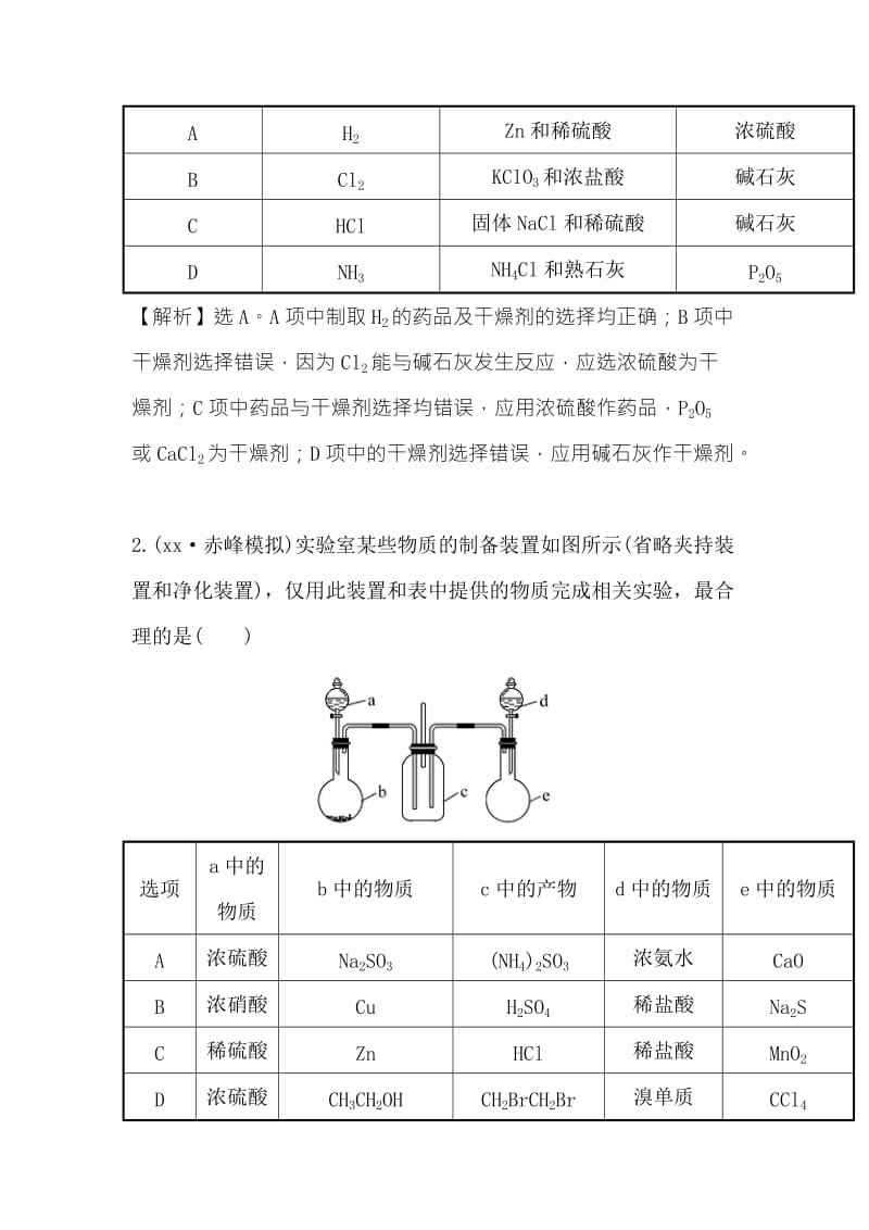 2019-2020年高考（人教版全国通用）化学一轮复习高效演练30含答案.doc_第2页