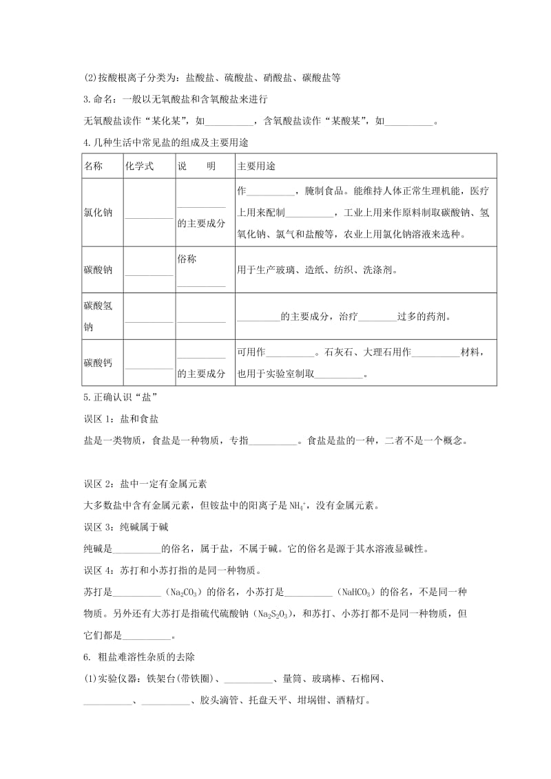 2019-2020年中考化学总复习第十一单元盐与化肥试题新版新人教版.doc_第2页