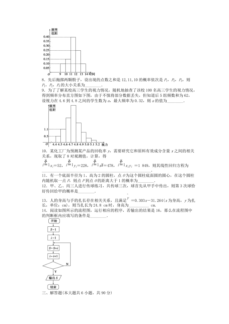 2019年高中数学 模块综合检测（C）苏教版必修3.DOC_第2页