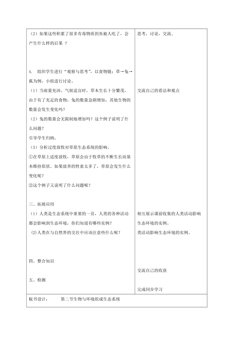 2019-2020年七年级生物上册 1.2.2 生物与环境组成生态系统（第2课时）教学案（无答案）（新版）新人教版.doc_第3页