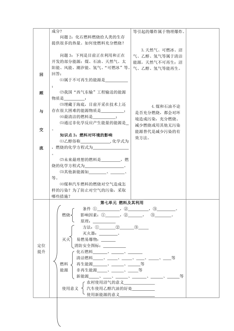 2019-2020年九年级化学上册 第七单元 燃料及其利用教案 新人教版.doc_第2页