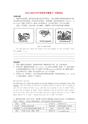 2019-2020年中考英語專題復(fù)習(xí) 書面表達.doc