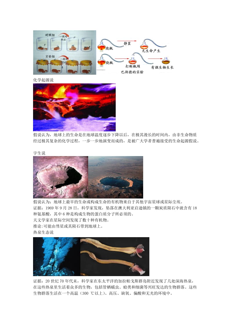 2019-2020年中考生物专题复习 十八 生命的起源与进化讲义 新人教版.doc_第2页