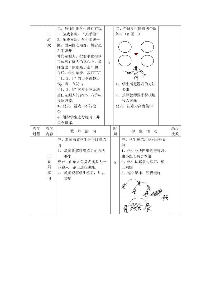 2019-2020年九年级体育 第29次课 少年健美操 身体素质练习教案.doc_第2页