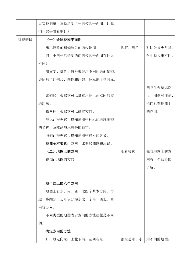 2019-2020年七年级地理上册2.1地图的基本要素第1课时教案新版商务星球版.doc_第2页