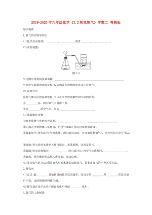 2019-2020年九年級(jí)化學(xué)《3.2制取氧氣》學(xué)案二 粵教版.doc