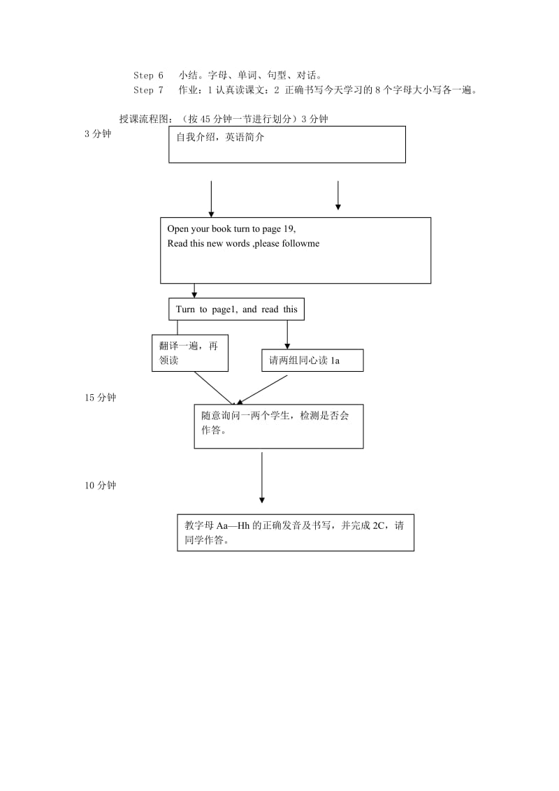 2019-2020年七年级英语下册 unit 1Good morning教案 人教新目标版.doc_第3页