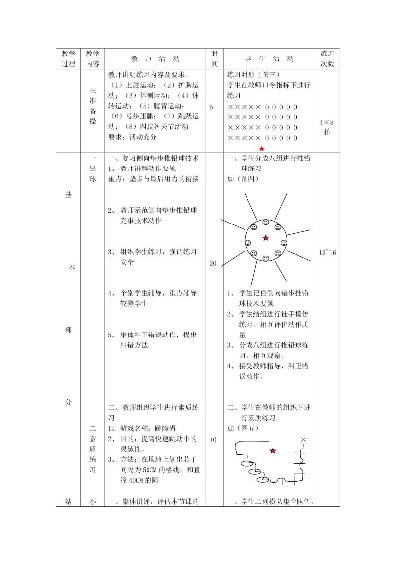 2019-2020年九年级体育 第11周 第21次课教案.doc_第2页