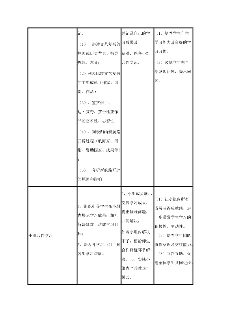 2019-2020年九年级历史上册 10 资本主义时代的曙光教案 新人教版.doc_第3页