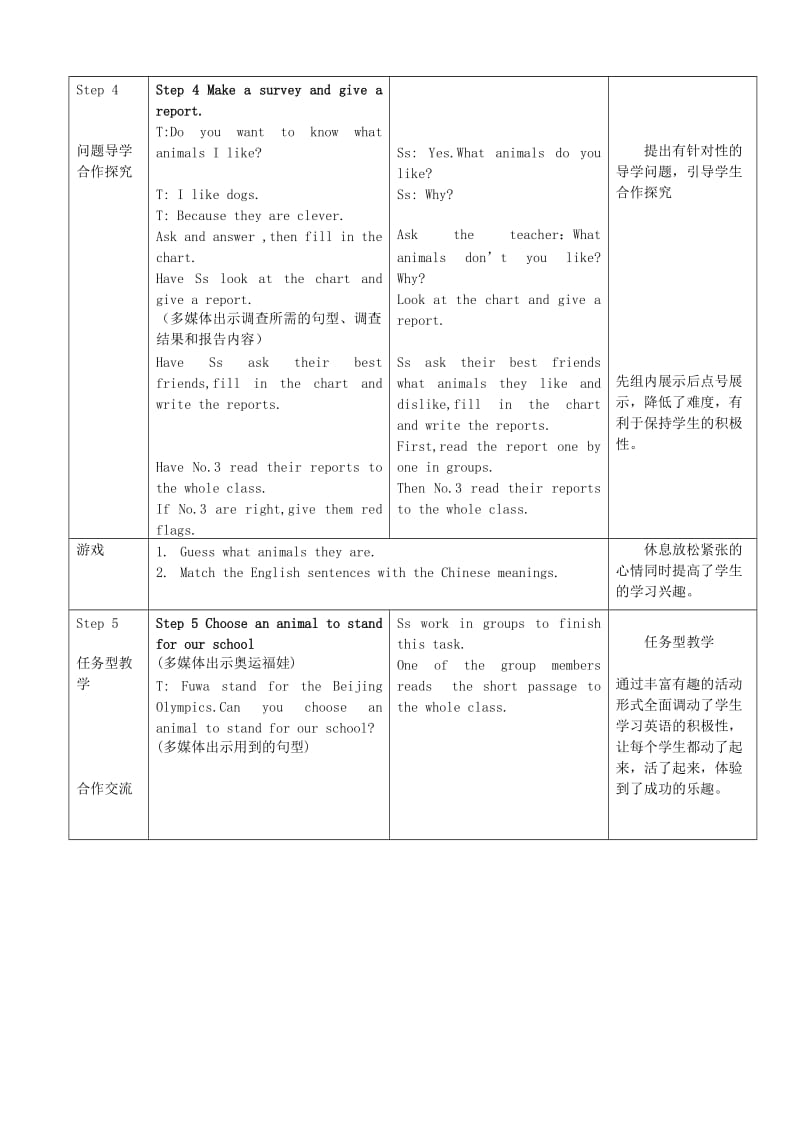 2019-2020年七年级英语下册 Unit 3教学设计 人教新目标版.doc_第3页