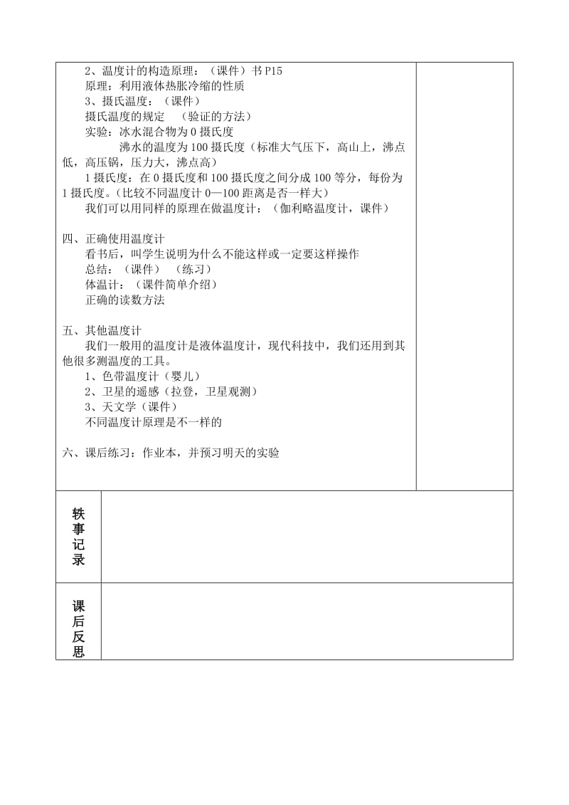 2019-2020年七年级科学上册 1.4 温度的测量教案 浙教版.doc_第2页