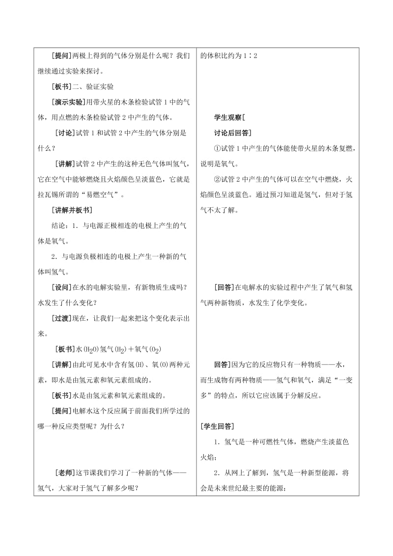 2019-2020年九年级化学上册 第三单元 自然界的水 课题1 水的组成学案 新人教版.doc_第3页