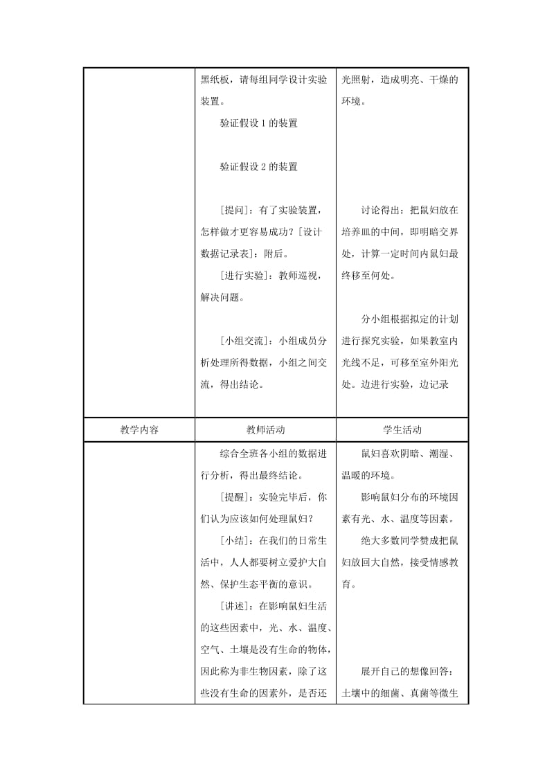 2019-2020年七年级生物上册 第一单元　生物和生物圈 第一节 生物与环境的关系名师教案1 人教新课标版.doc_第3页