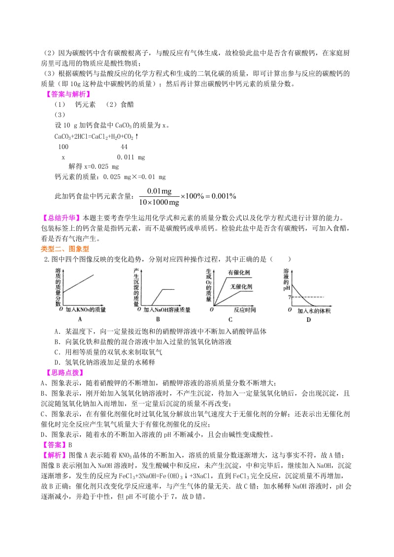 2019-2020年中考化学冲刺复习化学图表题提高知识讲解含解析.doc_第2页