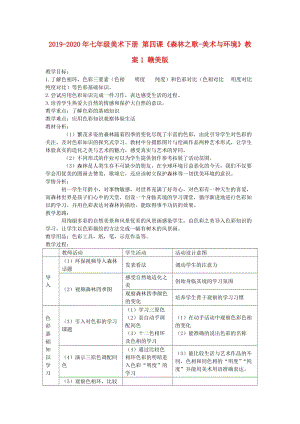 2019-2020年七年級(jí)美術(shù)下冊(cè) 第四課《森林之歌-美術(shù)與環(huán)境》教案1 贛美版.doc