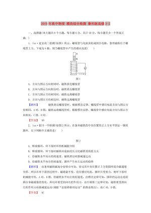 2019年高中物理 模塊綜合檢測(cè) 魯科版選修3-2.doc