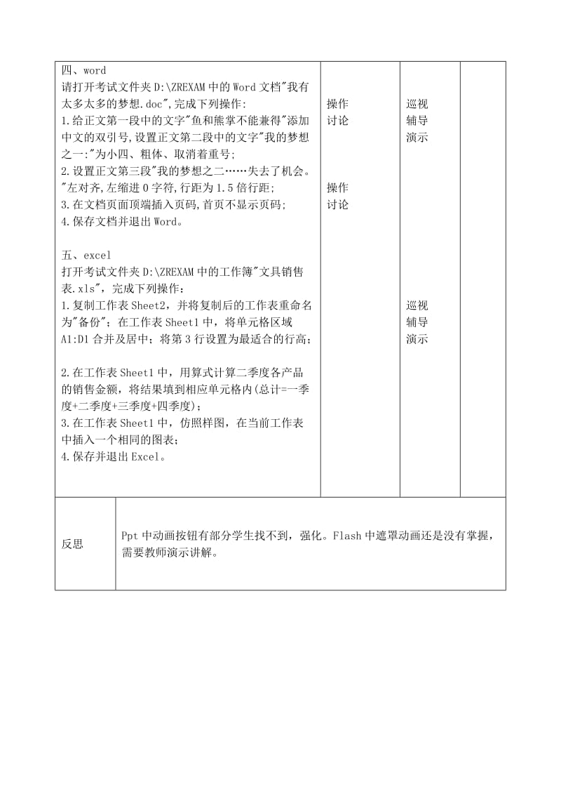 2019-2020年九年级信息技术 第11课时复习教学计划.doc_第3页