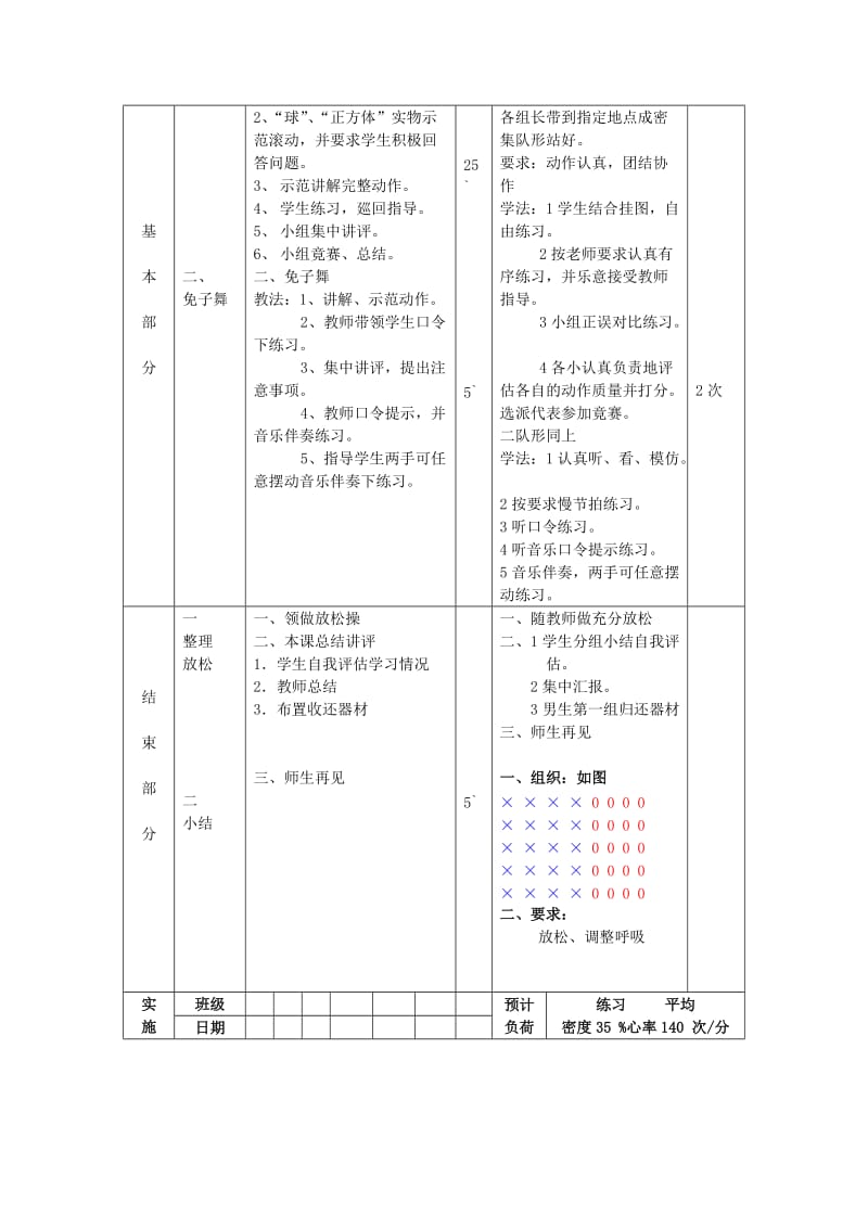 2019-2020年九年级体育 第 4周 第2次课教案总 人教新课标版.doc_第2页