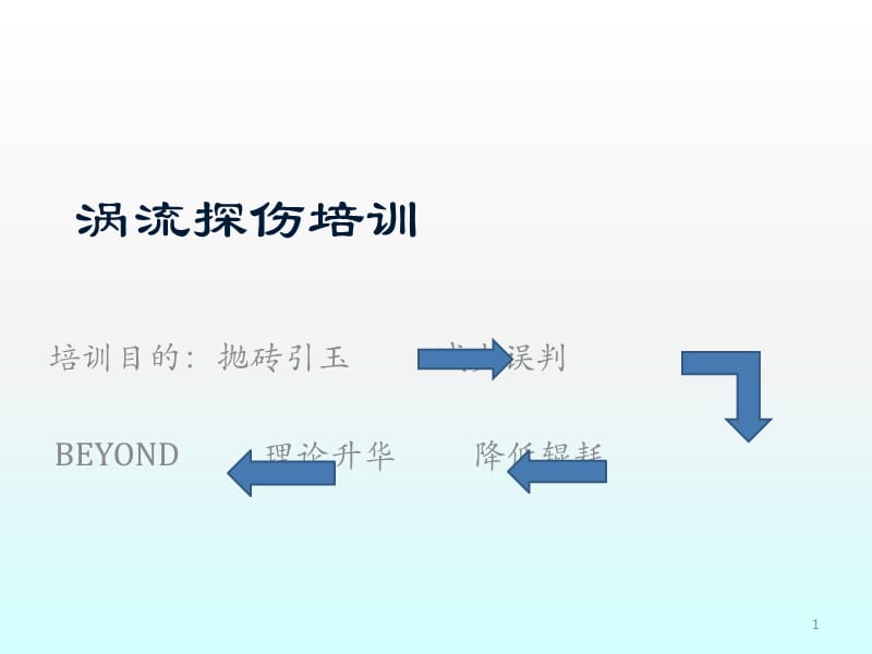 涡流探伤培训ppt课件_第1页