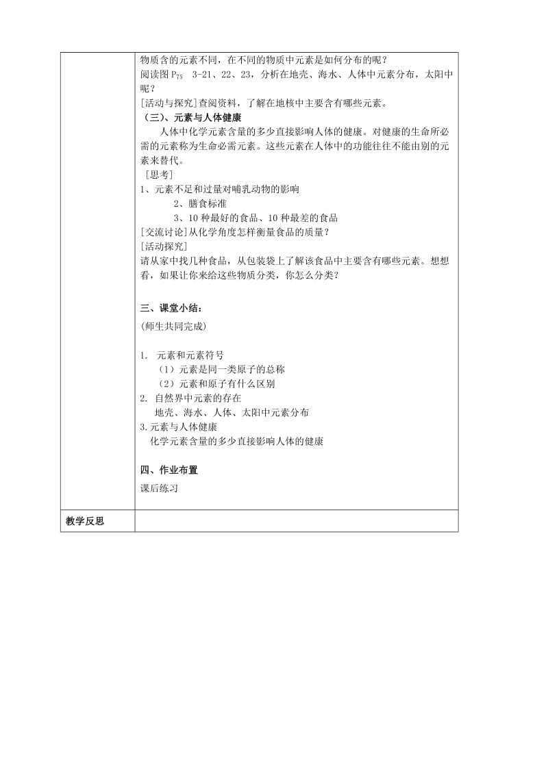 2019-2020年九年级化学全册 3.2 组成物质的化学元素教案1 （新版）沪教版.doc_第2页