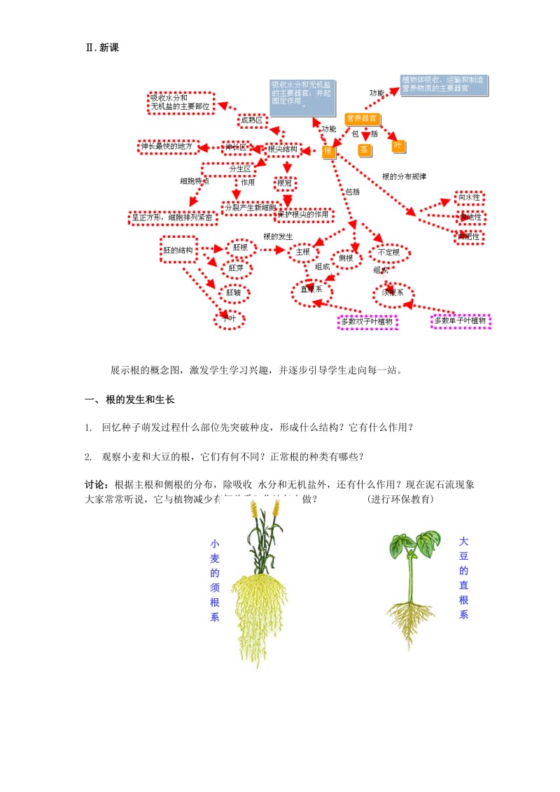 2019-2020年七年级生物上册 6.2 营养器官的生教案2 北师大版.doc_第2页