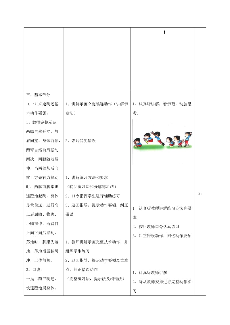 2019-2020年九年级体育上册 立定跳远教案.doc_第2页