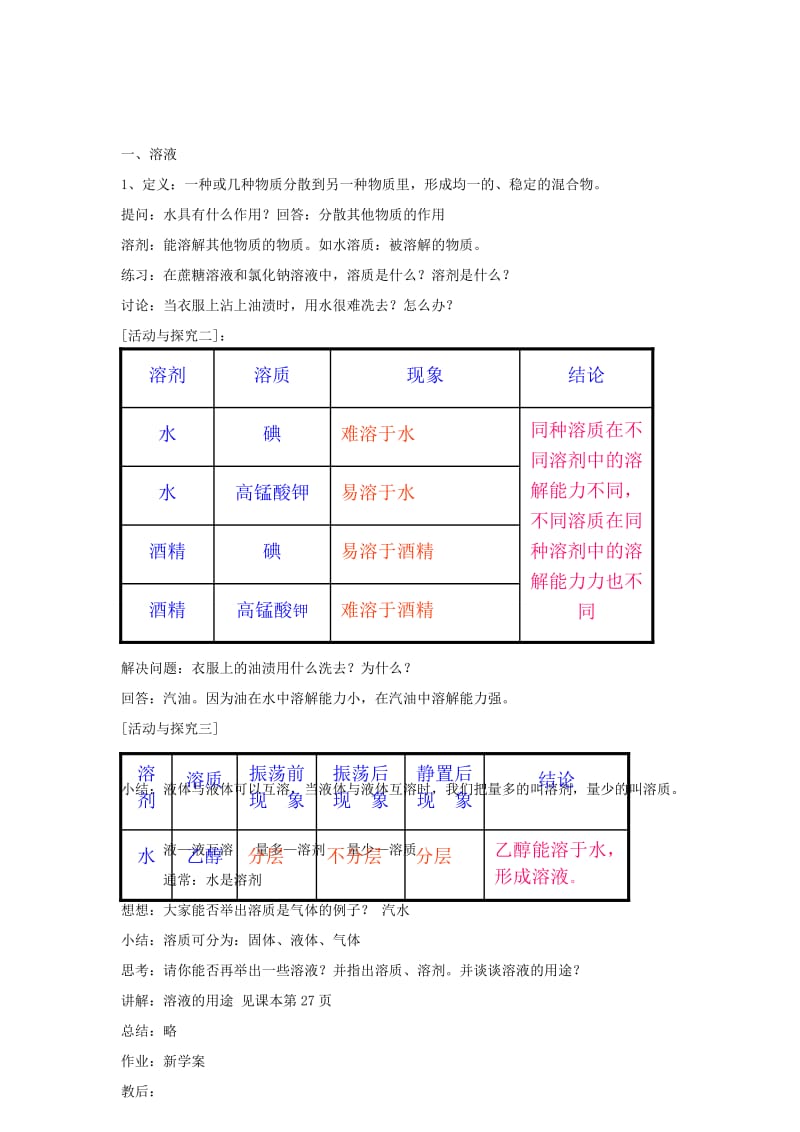 2019-2020年九年级化学《第九单元》教案 人教新课标版.doc_第2页