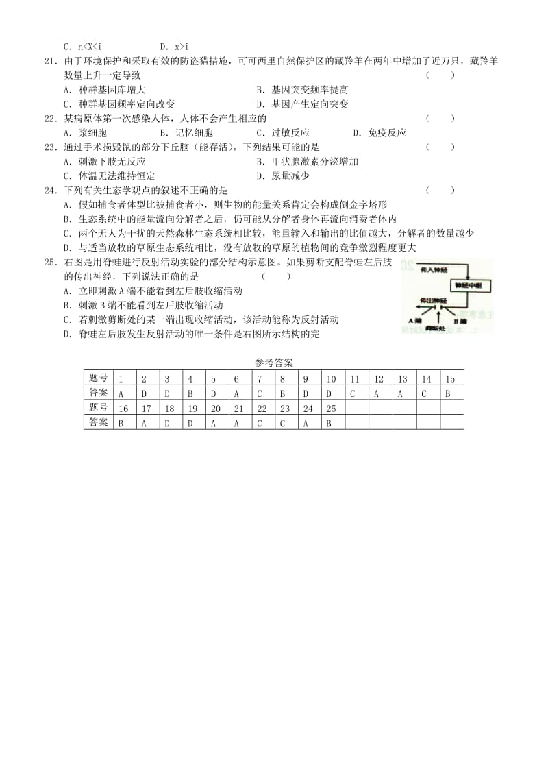 2019-2020年高考生物优题训练系列（16）.doc_第3页