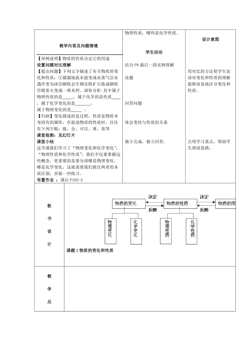 2019-2020年九年级化学上册《1.1 物质的变化和性质》教案 （新版）新人教版.doc_第3页