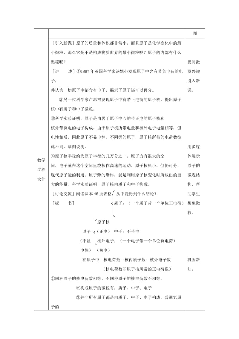 2019-2020年九年级化学上册 2.2 构成物质的微粒（Ⅱ）—原子和离子（第2课时）教案 （新版）粤教版.doc_第2页