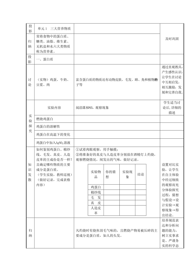 2019-2020年中考化学专题复习三大营养物质教案 湘教版.doc_第2页