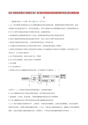 2019年高考生物大一輪復(fù)習(xí) 第7章 現(xiàn)代生物進化理論課時提升作業(yè) 新人教版必修2.doc