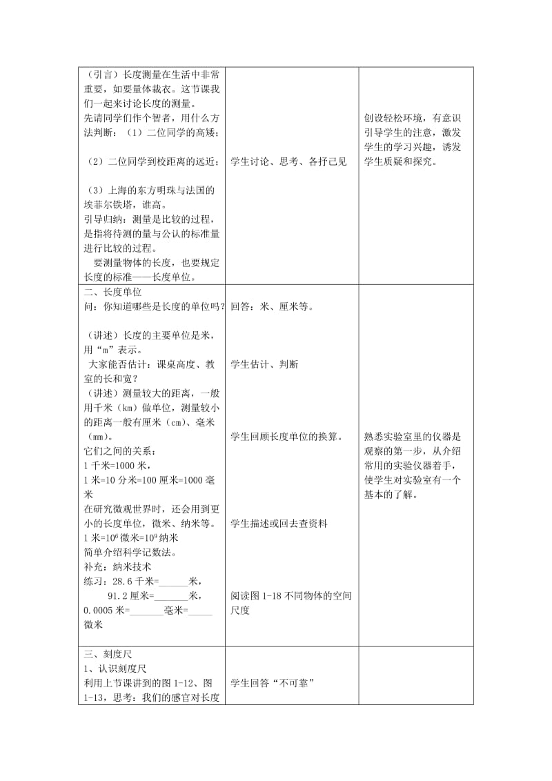 2019-2020年七年级科学《长度和体积的测量》教案.doc_第2页